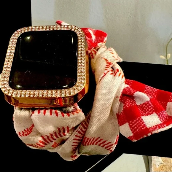 🇺🇸⚾️ Apple Watch Bands: Baseballs and Red Gingham ⚾️🇺🇸 - Picture 3 of 5